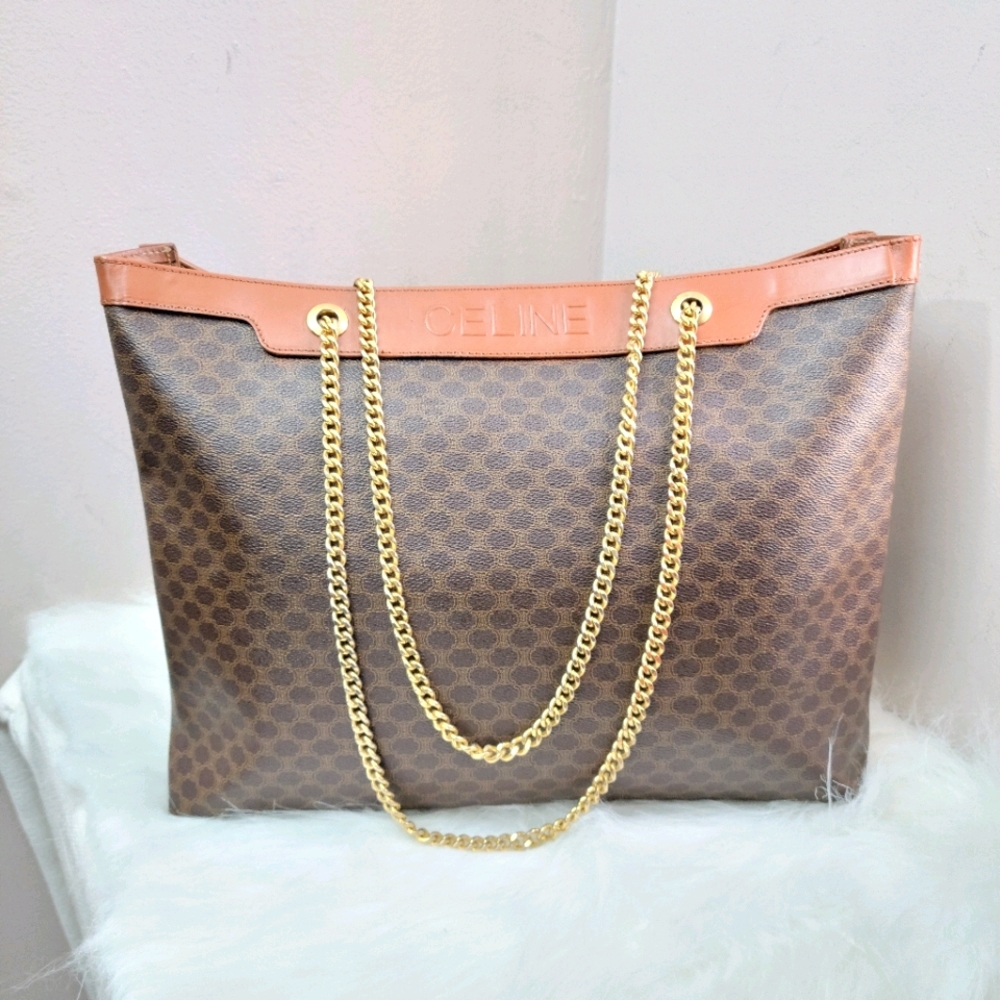 100% Authentic Vintage celine large tote bag